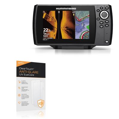 BoxWave Screen Protector Compatible With Humminbird Helix 7 Chirp SI GPS G4 - ClearTouch Anti-Glare Anti-UV EyeCare (2-Pack), Filters out Harmful Blue Light Reduce Fatigue