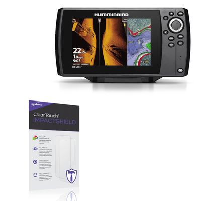 BoxWave Screen Protector Compatible With Humminbird Helix 7 Chirp SI GPS G4 - ClearTouch ImpactShield (2-Pack), Impenetrable Screen Protector Flexible Film