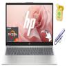 HP 15 Laptop, 15.6" Touchscreen Laptop Computer for Home Student Business, Windows 11 Laptop 8GB RAM 512GB Storage (256GB SSD+256GB Docking Station Set), AMD Ryzen 5 Processor, NLY Earphones, Silver view 1