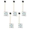 Be In Your Mind 5pcs 5 Keys 1x5 Matrix Array Membrane Keyboard Keypad Control Panel 40x40mm view 1