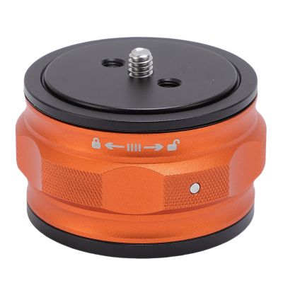 ciciglow Quick Release Plate, 20KG/44LB Round Camera Tripod Mount Adapter with 1/4in Screw for Camera Camcorder Tripod Stabilizer Slider