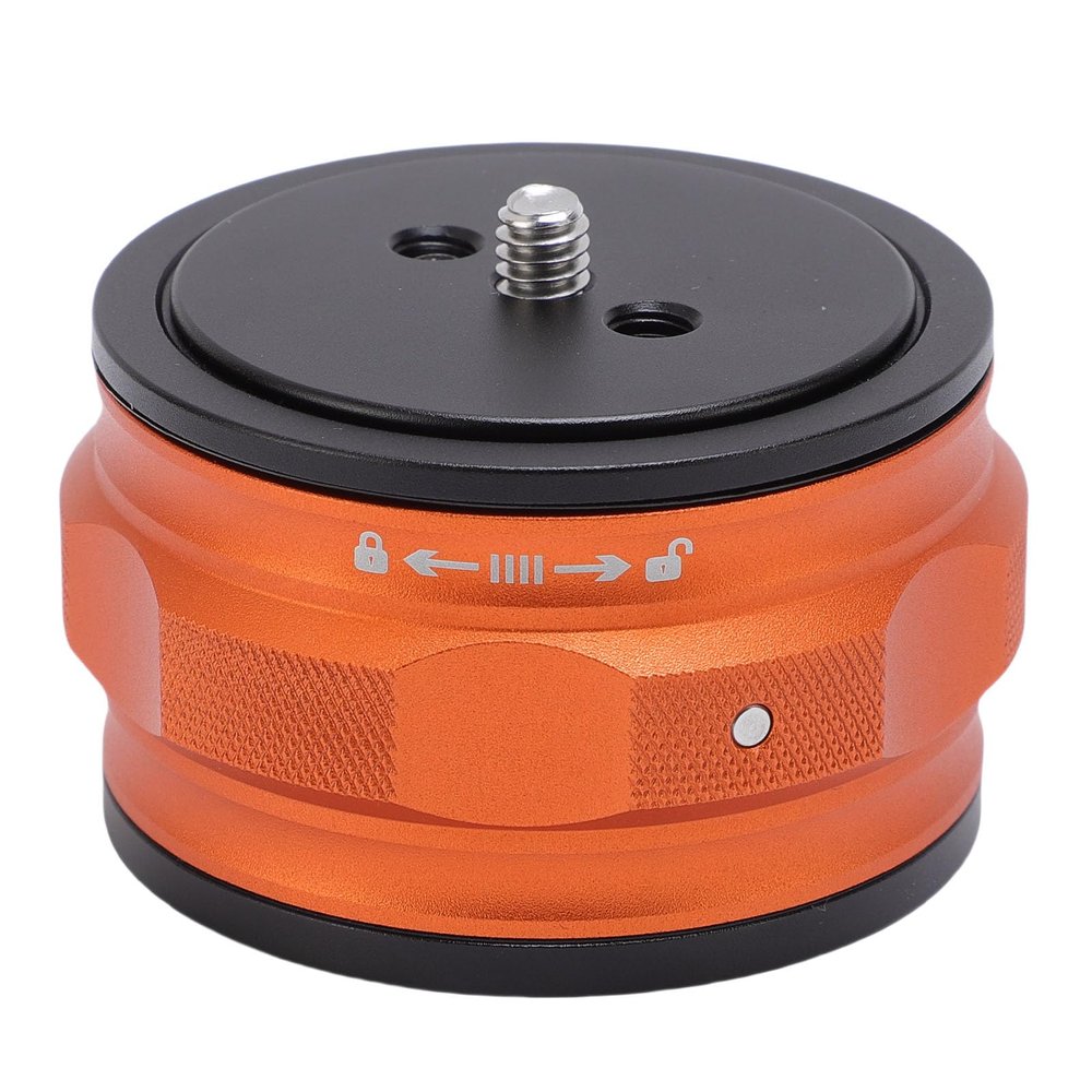 ciciglow Quick Release Plate, 20KG/44LB Round Camera Tripod Mount Adapter with 1/4in Screw for Camera Camcorder Tripod Stabilizer Slider
