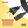 (10-Pack) Polarized Power Cord, 15ft. 2 Prong AC Power Cable, Compatible with Vizio D, E, M Series HDTV TV, Vizio Sound Bar, TV Power Cord Replacement. (15-Feet) view 4