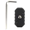 Aluminum Alloy Quick Release Plate for, Camera Tripod Quick Release Plate, CNC Processed Base Plate with Hex Wrench, Compatible for Chute and Standard view 1