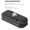 Aluminum Alloy Quick Release Plate for, Camera Tripod Quick Release Plate, CNC Processed Base Plate with Hex Wrench, Compatible for Chute and Standard view 2