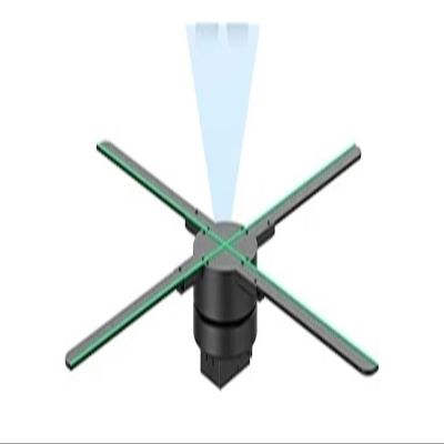 3d Hologram Fan Projector Halloween Christmas Display Custom Logo Products Transparent Led(C-65cm 766LED)