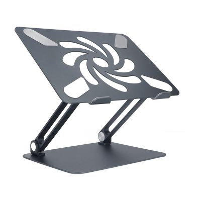Aluminum Alloy Laptop Stand, Height Foldable Computer Stand, Ergonomic Laptop Cooling Bracket with Heat Dissipation for Notebook Tablet, Space Saving for Home Use