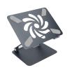 Aluminum Alloy Laptop Stand, Height Foldable Computer Stand, Ergonomic Laptop Cooling Bracket with Heat Dissipation for Notebook Tablet, Space Saving for Home Use view 4