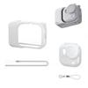 Compatible with for I n s t a 360 GO Ultra Silicone Protective Case Action Camera Protective Cover Protective Case Accessories Action Camera Protective Shell 4-Piece Set (Gray) view 1
