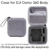 Camera Carrying Case Suitable for DJI OSMO 360 Mini Nylon/PU Storage Bag,Small Size and Comfortable, Gray Or Black, Nylon gray view 2