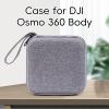 Camera Carrying Case Suitable for DJI OSMO 360 Mini Nylon/PU Storage Bag,Small Size and Comfortable, Gray Or Black, Nylon gray view 3