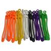 100pcs Silicone Multifunctional Cable Organizer Winder Storage Holder Bag with Zip Tie, Twist, and Clip Functions(Orange) view 1