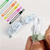 100pcs Silicone Multifunctional Cable Organizer Winder Storage Holder Bag with Zip Tie, Twist, and Clip Functions(Orange) view 4