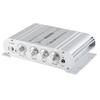 2.1 Channel Mini Amplifier, 20W+20W+40W Hi-Fi Power Amplifier, DC 12V 2A Subwoofer Amp Stereo, Bass Treble RCA Input Audio for CD MP3 MP4 PC Car Home Speaker view 1
