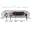 2.1 Channel Mini Amplifier, 20W+20W+40W Hi-Fi Power Amplifier, DC 12V 2A Subwoofer Amp Stereo, Bass Treble RCA Input Audio for CD MP3 MP4 PC Car Home Speaker view 3