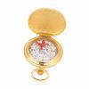 Brass Pocket Direction Finder | Folding Design with Keychain Ring | Trusted Navigation for Camping/Hiking/Outdoor Survival | Portable Antique Style Direction Finder view 3