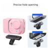 Compatible with for I n s t a 360 GO Ultra Silicone Protective Case Action Camera Protective Cover Protective Case Accessories Action Camera Protective Shell 4-Piece Set (Pink) view 2