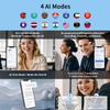 AI Smart Glasses, Bluetooth Translation Glasses for Men Women, Smart Audio Sunglasses with Real Time Translation(160+Languages), Photochromic Lenses, Music Blue Light Glasses for Travel Business-Clear view 3