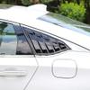2X Sport Style Quarter Window Scoops Louvers for Honda Accord Sedan 2018 2019 2020 2021 2022 (Gloss Black) view 1