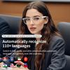 AI Smart Glasses, Bluetooth Translation Glasses for Men Women, Smart Audio Sunglasses with Real Time Translation(160+Languages), Photochromic Lenses, Music Blue Light Glasses for Travel Business-Brown view 4
