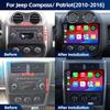 10.2 Inchs Car Stereo Radio Upgrade for Jeep Compass Patriot 2010 2011 2012 2013 2014 2015 2016 with Wireless CarPlay/Android Auto/SWC/Touch Screen/Android12/GPS Navigation/HD Backup Camera view 2