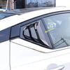 2X Sport Gloss Black Quarter Window Scoops Louvers for Nissan Altima 2019 2020 2021 2022 2023 2024 2025 (Black) (Carbon Fiber Print) view 1