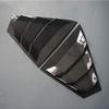 2X Sport Gloss Black Quarter Window Scoops Louvers for Nissan Altima 2019 2020 2021 2022 2023 2024 2025 (Black) (Carbon Fiber Print) view 2