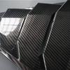 2X Sport Gloss Black Quarter Window Scoops Louvers for Nissan Altima 2019 2020 2021 2022 2023 2024 2025 (Black) (Carbon Fiber Print) view 3