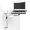 QUGURLID Laptop Wall Mount,Full Motion Adjustable Laptop Extended Arm,Aluminum Alloy Vented Cooling Tray,Holds 8kg,Fits 10 to 15.6 Inch Screen (A) view 2