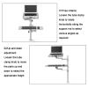 QUGURLID Laptop Wall Mount,Full Motion Adjustable Laptop Extended Arm,Aluminum Alloy Vented Cooling Tray,Holds 8kg,Fits 10 to 15.6 Inch Screen (A) view 4