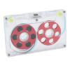 Dpofirs Reel Toe Reel Blank Cassette Tape, 46 Minutes Recording Time (Red) view 2