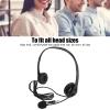 goodstumbler Noise Cancelling Headset for Work, Corded Office Customer Service Headset with Adjustable Microphone, for Call Centers and Telemarketing, Black (3.5mm Model) view 2