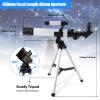 Telescope for Kids & Beginners 40mm Aperture 400mm AZ Mount Astronomical Refracting Telescope with Finder Scope Compass and Tripod view 4
