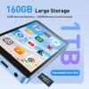 AGPTEK 160GB MP3 Player with Bluetooth and WiFi, T08X 4'' Android 14 MP4 Music Player with Spotify, Audible, APP Store, Up to 1TB, Black view 3