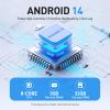 AGPTEK 160GB MP3 Player with Bluetooth and WiFi, T08X 4'' Android 14 MP4 Music Player with Spotify, Audible, APP Store, Up to 1TB, Black view 4