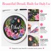11.8" x 11.8" Washing Machine Glass Decals - Dry & Wash Self-Adhesive Vinyl Stickers, 2-Piece Removable Set (Romantic Roses-2PCS) view 4