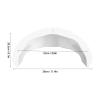 Outdoor Camera Cover, Sun Rain Shieldes Waterproofs Protective Roof for Dome PTZ Type Surveillance Camera (White) view 4