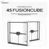 42 Cm Fan And 45CM Cover 3D Hologram Projector Remote Advertising Display Led Sign Holographic Lamp Waterproof(P45 set Gray) view 2