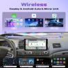 4Core 4G+64G Android 15 Car Radio for Honda Civic 2006-2011, Rimoody Car Stereo Wireless Carplay Andorid auto Mirror Link 10'' INCELL Touchscreen GPS WiFi Bluetooth 5.0 FM/RDS EQ SWC Backup Camera view 3
