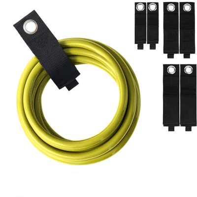 Heavy-Duty Storage Straps (Assorted 6 Pack) Extension Cord Cable Wire Ties Hose Organizer Wrap Garage Tools Holder,Home Organization Hooks.
