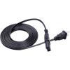 2-Prong 6ft AC Power Cord Cable Replacement for Stanton T.62 T62 T62B-NA T.62B T62B T.52 T52 T.52B T52B T.92 T92 T.60 T60 Professional DJ Equipment Direct Drive Digital Turntable view 3