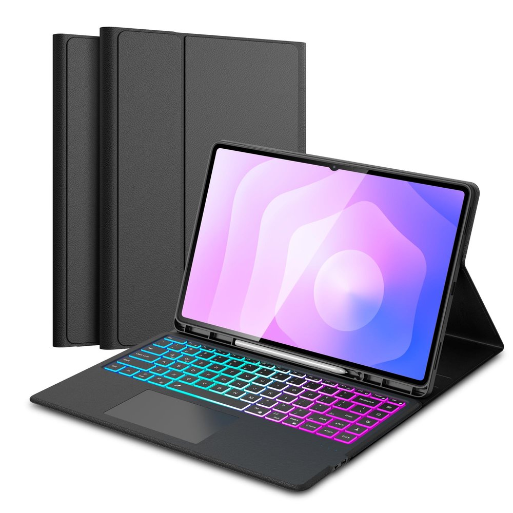 Ai Key Keyboard Case for Samsung Galaxy Tab S11 Ultra/S10 Ultra/S9 Ultra/S8 Ultra 14.6" : One-Click DEX Mode,Rainbow Backlight,Smart Touchpad,Ultra-Thin Case,2 Wireless Channels Detachable Keyboard