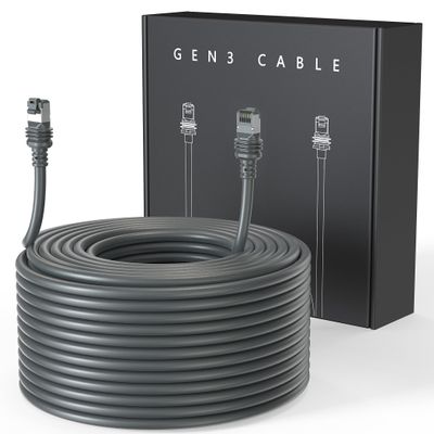 LUCMO 130FT/ 39.6M Cable for Starlink Standard 4/ 4X/ Gen 3/ V4/ V5