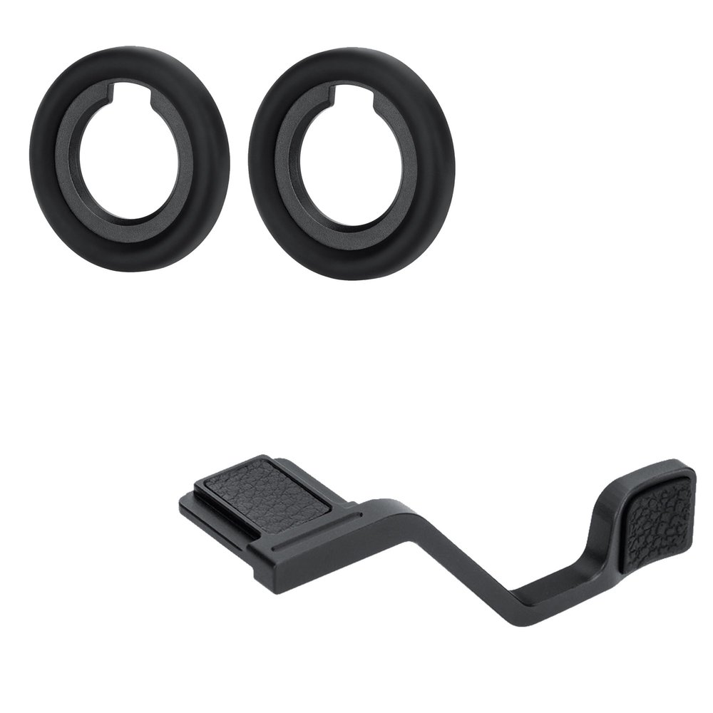 JJC 2-Pack DK-33 Soft Eyecup Eye Cup Eyepiece & Metal Thumb Grip Rest for Nikon Zf Z f Camera, Nikon Zf Camera Accessories