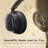 Baseus Bowie MH1 Adaptive Active Noise Cancelling Headphones, Real-Time Adaptive Hybrid ANC, SuperBass 2.0, LDAC Hi-Res Sound, 80H Playtime, Comfortable Fit, Clear Calls, Bluetooth 6.0 -Cosmic Black view 3