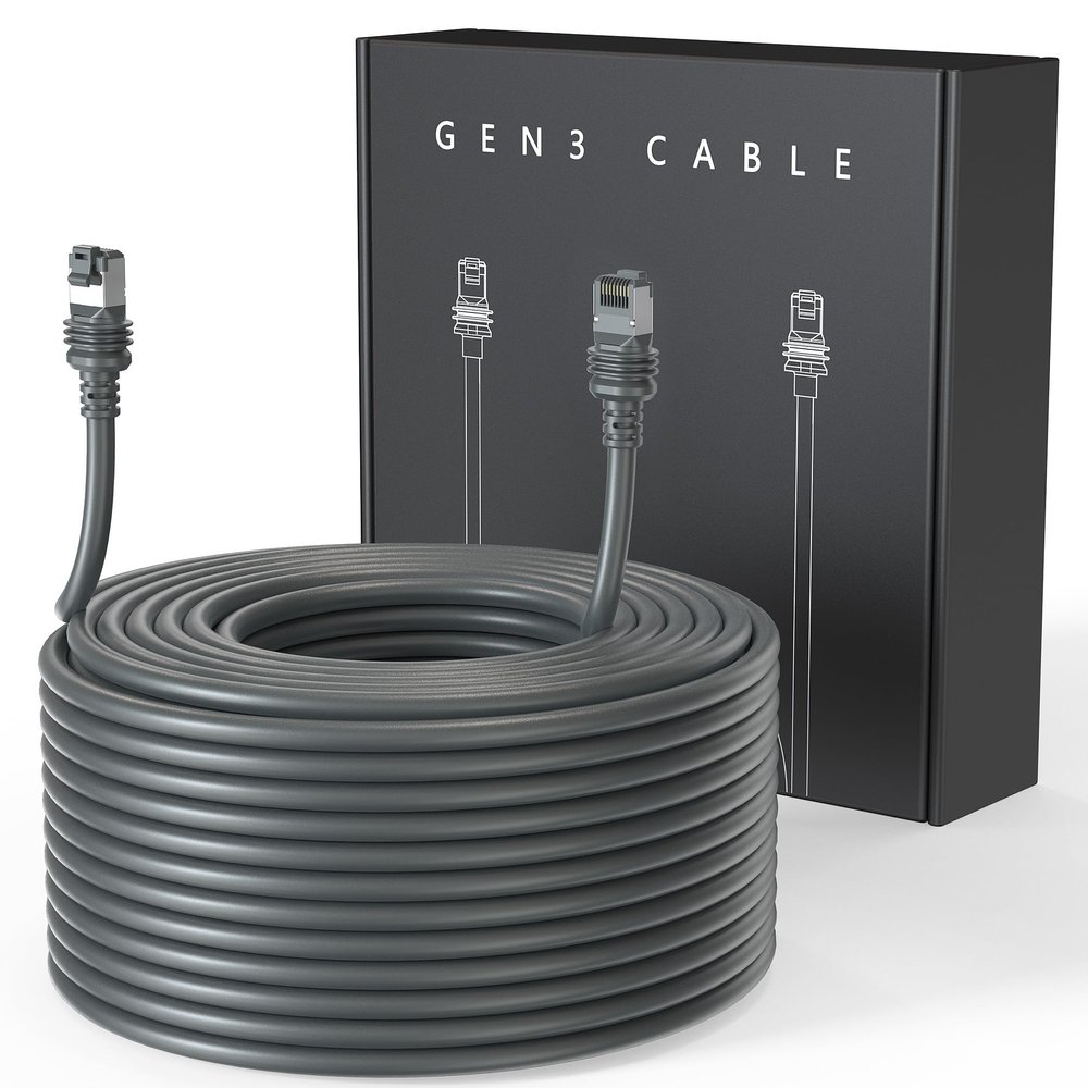 LUCMO 300FT Cable for Starlink Standard 4/ 4X/ Gen3/ V4/ V5 24AWG