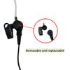 BVMAG Acoustic Tube Earpiece Headset with PTT Mic Compatible for Yaesu VX-6R VX-7R VX-170 FT-270 Standard Horizon HX210 HX400 HX870 HX750S HX890 Walkie Talkie 2 Way Radio 5Pack view 3