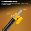 AMBITFUL GM280 Light Stand 9.18ft/280cm Air Cushioned Heavy Duty Aluminum Tripod with 1/4" & 3/8" Screw for Softbox Ring Light Studio Camera Video Photography Equipment Foldable (Yellow) view 4