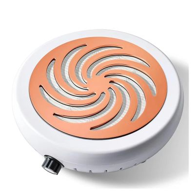 Dust Collector, Nail Dust Collector Professional Dust Collector Nail Tech Salon With Removable Filter Speed Adjustable Vacuum Cleaner,Low Noise(Orange)