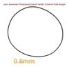 1pc Transmission Rubber Drive Belt for Cassette Decks - 0.6mm Width, Durable Square Belt for Smooth Playback(15x0.6x0.6mmx23mm) view 2